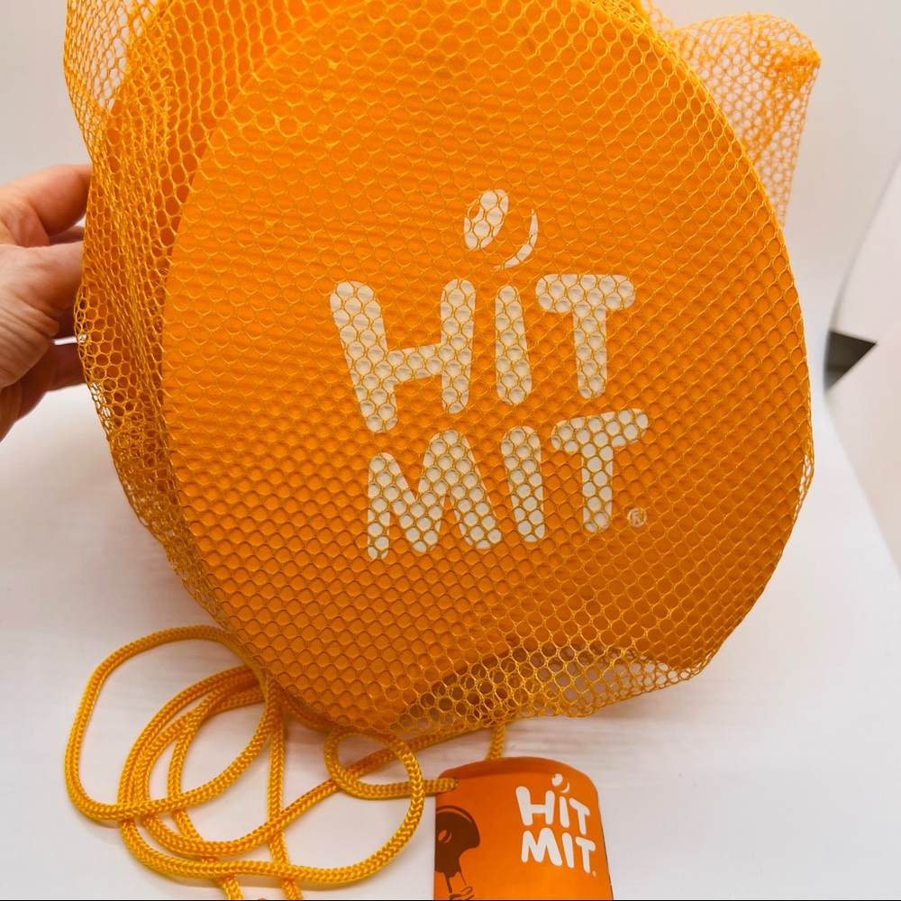 NWT Hit Mit Paddle and Ball Set with Mesh Carry Bag.